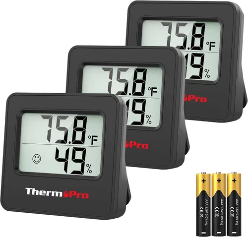 Vista 13 de ThermoPro TP357 - Termómetro higrómetro digital para interiores de 260 pies, termómetro Bluetooth medidor de humedad con aplicación inteligente