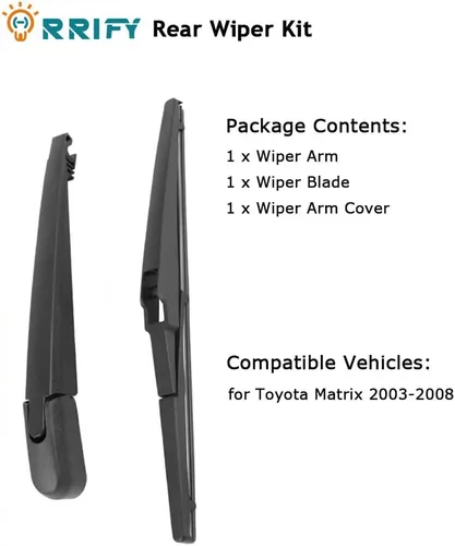 Vista 6 de Juego de limpiaparabrisas trasero 85241-42040 para Toyota Matrix 2003-2008