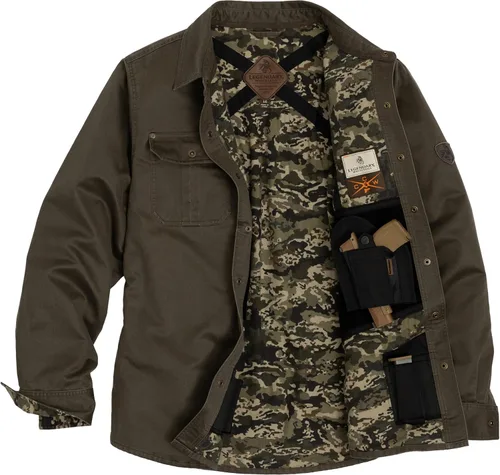 Vista 6 de Legendary Whitetails - Chaqueta Journeyman para hombre, tipo camisa, Conceal and Carry Cebada