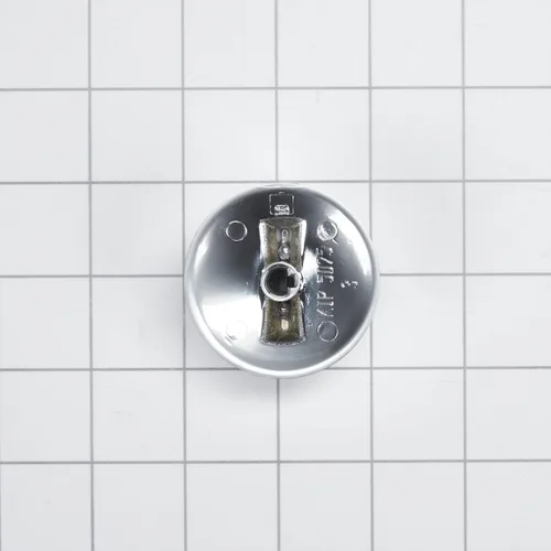 Vista 3 de Whirlpool WP74010205 OEM JennAir Range - Pomo para quemador superior, acero inoxidable, acero inoxidable