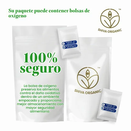 Vista 6 de Shiva Organic Phool Makhana 5.29 oz (150g) Semillas de loto crudas