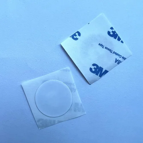 Vista 3 de NTAG215 NTAG 215 0.984 in NFC Stickers Funciona con TagMo (Android) y todas las aplicaciones NFC (20 calcomanías) - YARONGTECH