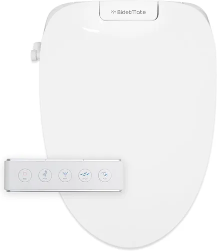 Vista 11 de BidetMate 3000 Series Bidet Asiento de inodoro con agua calentada, control lateral Unlimited warm-water wash, air dryer, and self-cleaning