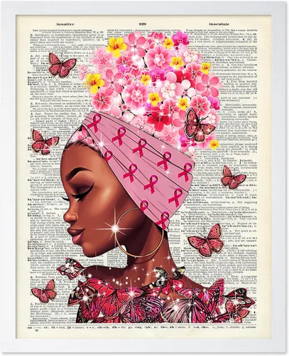 Vista 30 de Poster Master Póster motivacional vintage, impresión inspiradora retro, regalo para chica afro, amiga, reina negra, mujer afroamericana