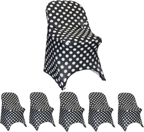 Vista 72 de YOUR CHAIR COVERS - Funda para silla plegable de elastano elástica, color negro