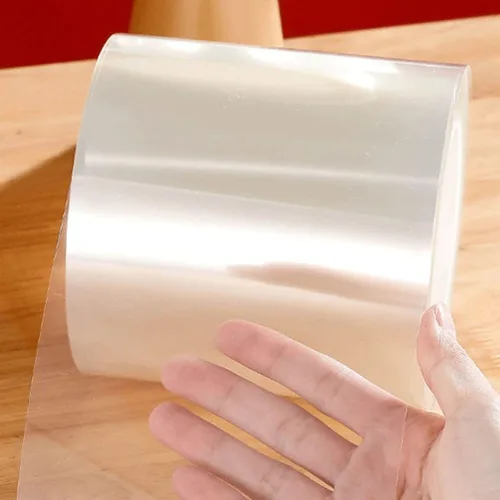 Vista 2 de iplusmile 1 rollo de collar transparente para pastel de mousse para decoración de pasteles de acetato transparente para bordes elegantes, fácil