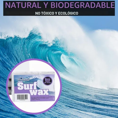 Vista 3 de Paquete de capa base de cera para tabla de surf con protuberancias pegajosas, cera fría fría para surf, accesorios de surf, cera de surf (4)