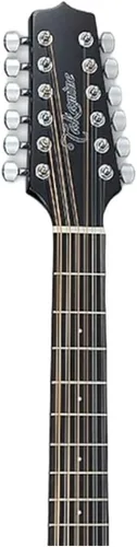 Vista 5 de Takamine G Series GD30CE-12 Dreadnought – Guitarra acústica-eléctrica, color negro