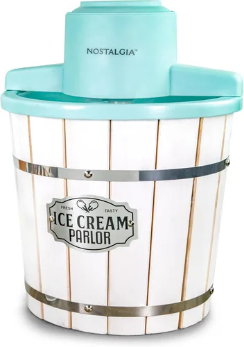 Vista 15 de Nostalgia Máquina Eléctrica de Helados – Estilo Salón, Máquina de Helado Suave a la Antigua Hace Yogur Congelado o Gelato en Minutos - Divertido