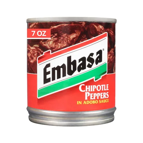 Vista 3 de EMBASA Pimientos Chipotle en salsa Adobo, lata de 7 onzas (paquete de 12)