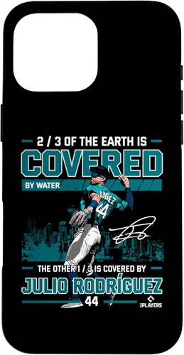 Vista 19 de Funda para iPhone 16 Julio Rodríguez Seattle MLBPA
