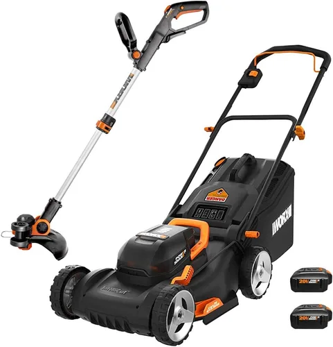 Vista 8 de Worx Cortacésped inalámbrico, cortacésped 2 en 1 de 40 V y 16 pulgadas