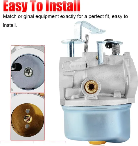 Vista 6 de 640260 640260A 640260B 640269 632689 Carburador compatible con Tecumseh HM80-HM100 LH318XA LH358XA LH358EA 8HP-10HP Coleman Craftsman Generator