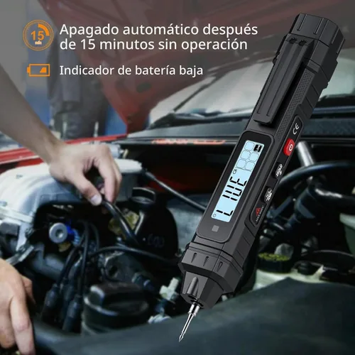 Vista 4 de Neoteck 4000 cuenta 2 en 1 tipo bolígrafo digital multímetro probador de voltaje Intelligent TRMS Multimeter Non-Contact Voltmeter for AC/DC