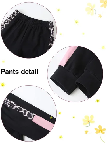 Vista 6 de WESIDOM Conjuntos de ropa para bebé, 2 piezas de otoño de manga larga, conjuntos de suéter para niña pequeña