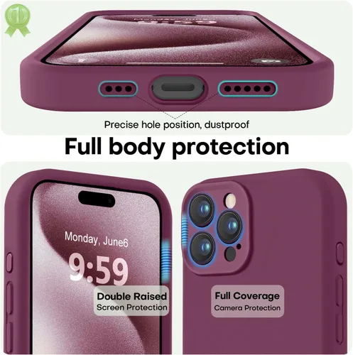 Vista 79 de LOVE 3000 Diseñada para Funda iPhone Air, Silicona Premium [Compatible con Magsafe][Forro de Microfibra Suave Anti-Rayones] Funda Protectora
