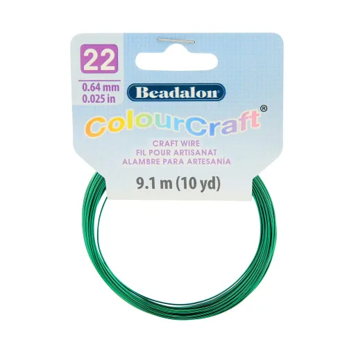 Vista 30 de Beadalon ColourCraft - Alambre para hacer joyas, artesanía pesada, núcleo de cobre estructural, calibre 16, bobina de cobre de 2.3 yardas