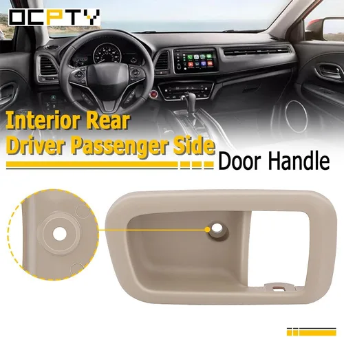 Vista 2 de OCPTY Manijas interiores y traseras del conductor izquierdo del pasajero del lado derecho de repuesto para Toyota Tundra 2000-2006 para Toyota