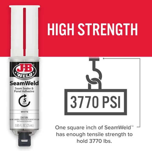 Vista 2 de J-B Weld SeamWeld, 0.8 fl oz, blanco