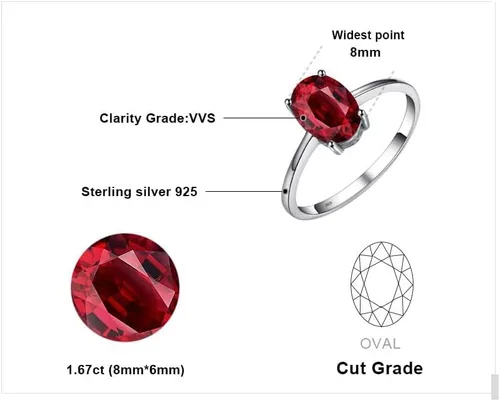 Vista 2 de JewelryPalace Anillos de compromiso solitarios de plata de ley 925 chapados en oro de 14 quilates con piedra natal de topacio azul citrino y piedras