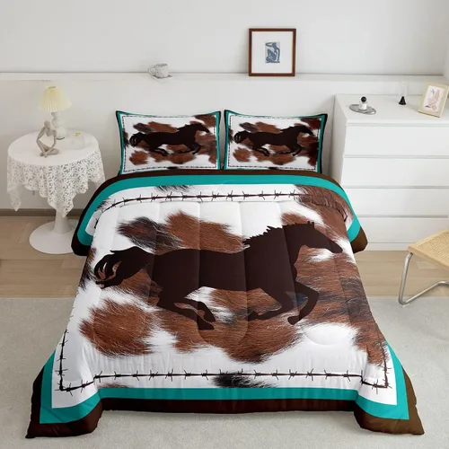 Vista 45 de Feelyou Lindo juego de ropa de cama de ajolote para niños y niñas tamaño twin, juego de edredón de salamandra para niños, mujeres y hombres, edredón