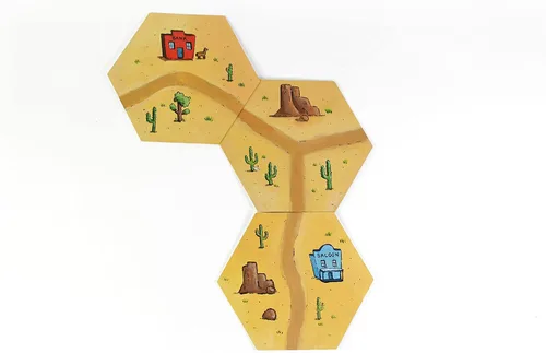 Vista 5 de Apostrophe Games Naipes hexagonales en blanco