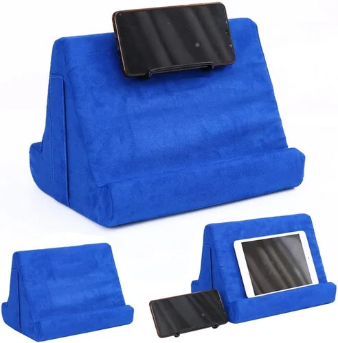 Vista 2 de Fourd Cojín de espuma para portátil y soporte para tableta, reposabrazos multifuncional con bolsa para iPad (Negro)