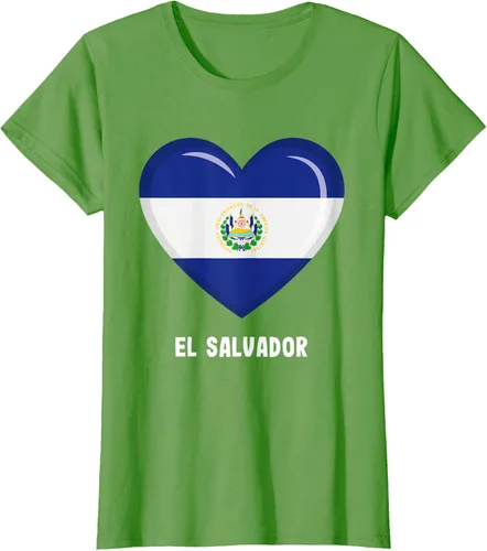 Vista 4 de Camiseta Bandera de El Salvador Camiseta salvadoreña
