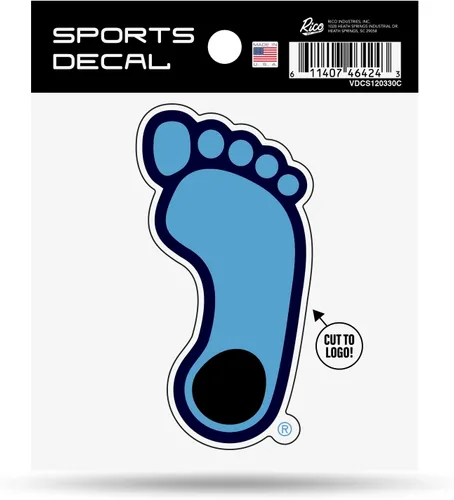 Vista 65 de Rico Industries NCAA - Calcomanía unisex para adultos con logotipo primario 4 x 4