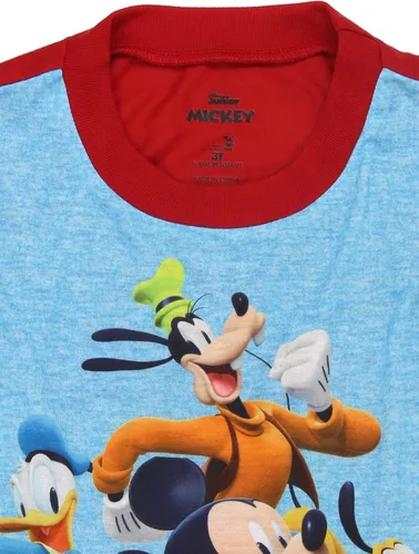 Vista 6 de Disney Mickey Mouse - Conjunto de pijama de 2 piezas para niños pequeños