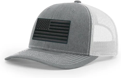 Vista 184 de Joe's USA Richardson 112 - Gorras de camionero con parche gráfico personalizado - Gorras estructuradas de cinco y seis paneles Richardson Premium