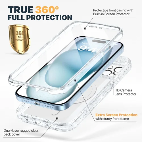 Vista 1003 de DIACLARA - Funda transparente compatible con iPhone XR 6.1 pulgadas 2018