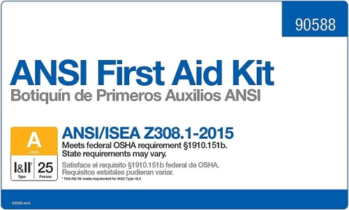 Vista 4 de First Aid Only ANSI 2015 - Kit de primeros auxilios No aplicable