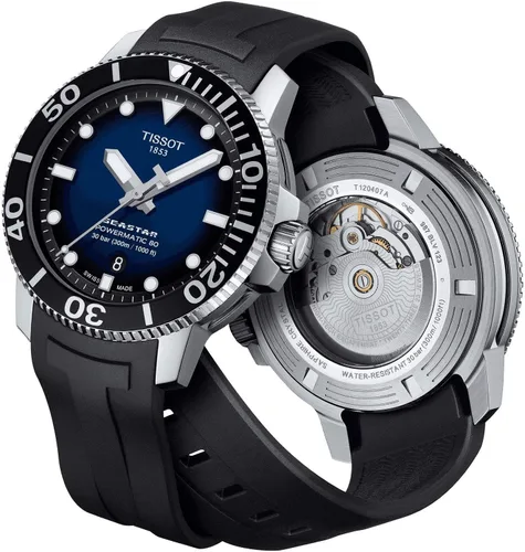 Vista 4 de Tissot Reloj casual Seastar 6601000 de acero inoxidable para hombre