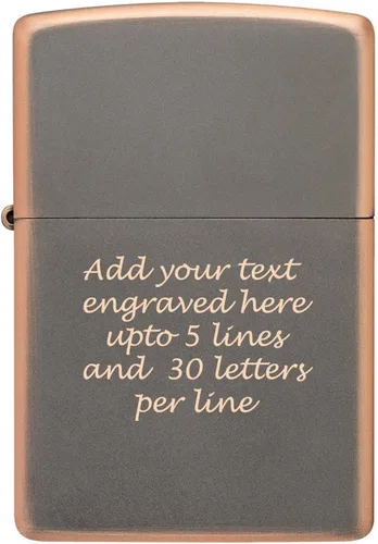 Vista 19 de Mechero personalizado Zippo Classic resistente al viento con grabado (1941 Negro Hielo)
