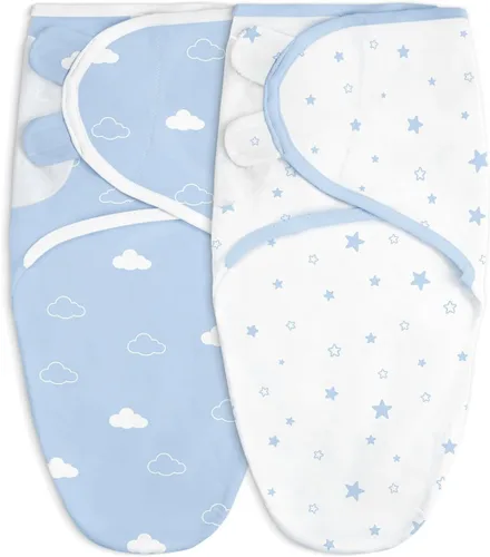 Vista 11 de Manta para bebé, 0-3 meses, saco de dormir de algodón con brazos, mantas para recién nacido