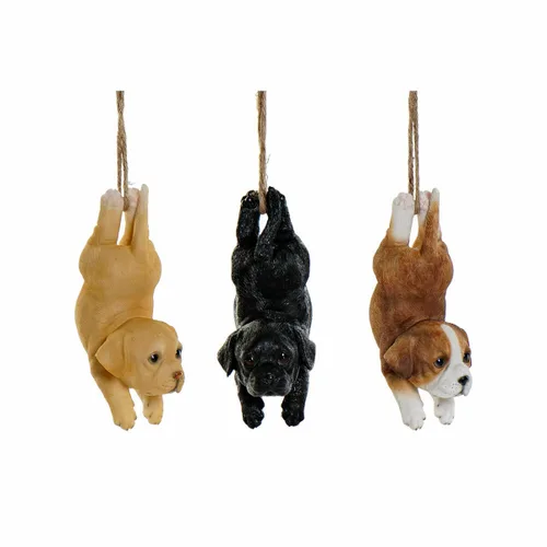 Vista 2 de Figura Decorativa DKD Home Decor Resina Perro (9 x 10.5 x 20 cm) (3 pcs)
