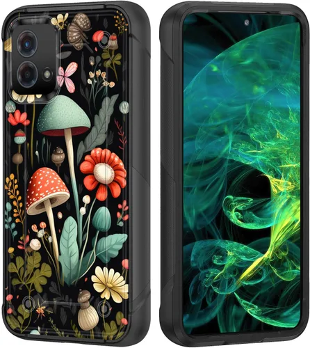 Vista 11 de Funda para Moto G Stylus 5G 2023, resistente de doble capa de policarbonato duro y silicona suave, resistente a prueba de golpes, funda protectora
