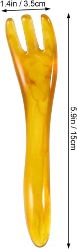 Vista 3 de Healifty 4 piezas portátil aliviar el cuerpo herramienta natural palo tablero garra cuero cabelludo gua raspado punto relajante piel guasha -garra