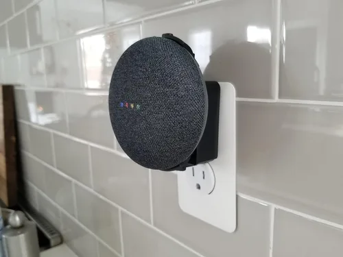 Vista 7 de Altavoz inteligente Mini Back Pack, el primero de alta gama más simple y limpia que se conecta directamente al enchufe de la pared, para el Negro