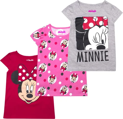 Vista 16 de Disney Lilo and Stitch - Paquete de 3 camisetas de manga corta para niñas pequeñas a grandes