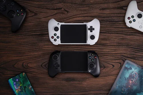 Vista 8 de 8Bitdo Ultimate Mobile Gaming Controller for iPhone, Apple, Android & Xbox Cloud Gaming, Bluetooth Gamepad with Hall Effect Joysticks, 2 Pro Back