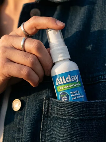 Vista 9 de Allday Spray bucal seco, xilitol de máxima resistencia, acción rápida, no ácido (paquete de 2)
