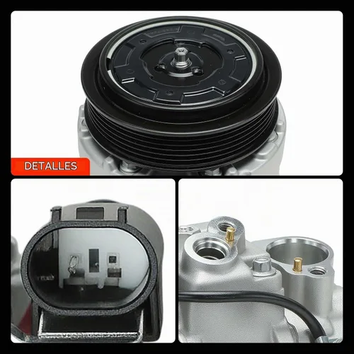 Vista 10 de Compresor de aire acondicionado A-Premium con embrague Compatible con Mercedes-Benz Clase C C230 C320, CLK-Clase CLK320 CLK350, Clase E E300 E350