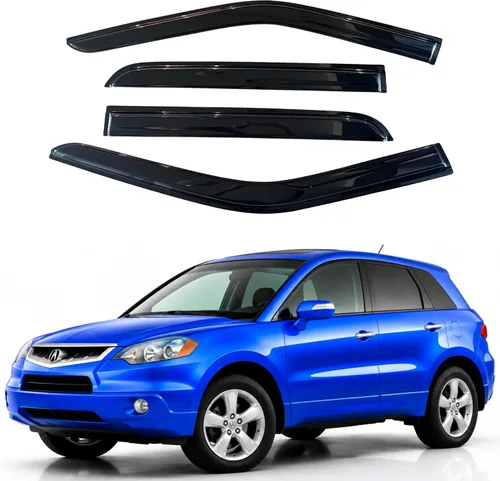 Vista 121 de Visera de ventana IG para Ford Focus Sedán y Hatchback 2012-2018, Protector de ventana lateral para lluvia y viento estilo Mugen, extra duradero