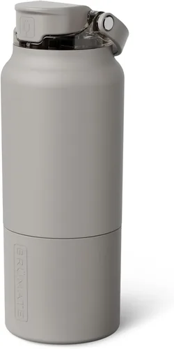 Vista 31 de BrüMate Rise - Botella de agua de 25 onzas con pajita de silicona cubierta 100 % a prueba de fugas, botella de agua de acero inoxidable aislada