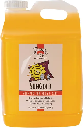 Vista 5 de Top Performance Champú SunGold para cachorros y gatitos, 1 galón