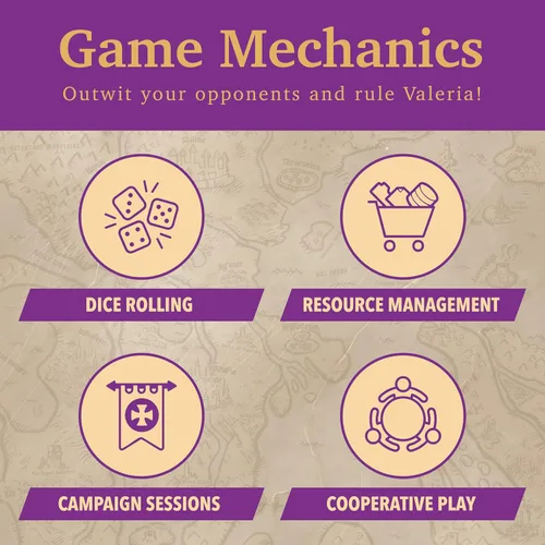 Vista 15 de Juego de mesa de Valeria Card Kingdoms Darksworn: Juego de aventura cooperativa de saga - Daily Magic