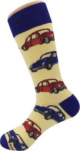 Vista 3 de Calcetines amarillos VW Beetle, Amarillo, 9-11