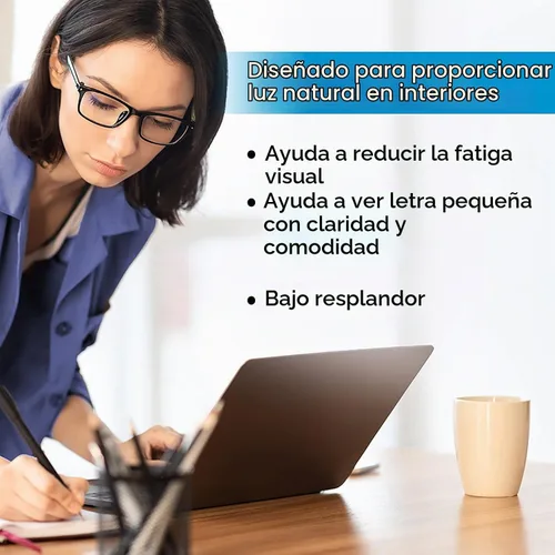 Vista 3 de OttLite Lámpara de escritorio LED con base que cambia de color y puerto USB